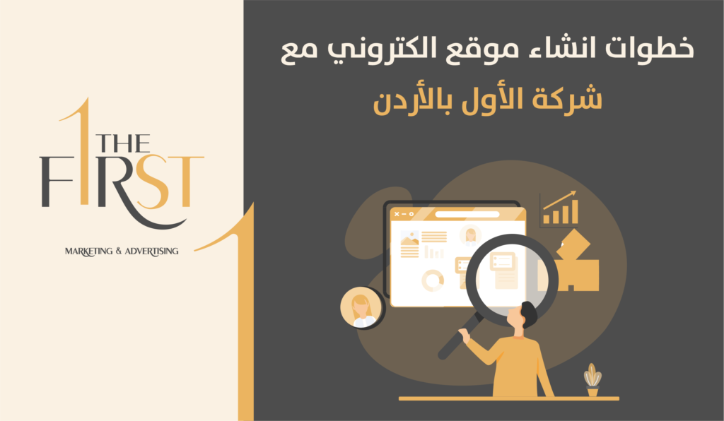 خطوات انشاء موقع الكتروني مع شركة الأول بالأردن